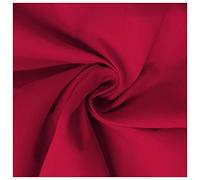 FABRICS KING ONLINE 100% Cotton Poplin Dyed Plain Fabric Dress Craft Material 45”- 112cm Wide Per Metre (FUCHSIA PINK, 1 METRE)