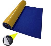 FABRICS KING ONLINE Adhesive Felt Baize Fabric 5 Metre Mini Roll 100% Acrylic Sticky Back Material for Arts Crafts Sewing Decoration | 500cm x 45cm Wide | Sold by The Roll (Royal Blue, 5 Metre Roll)