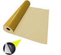 FABRICS KING ONLINE Adhesive Felt Baize Fabric 5 Metre Mini Roll 100% Acrylic Sticky Back Material for Arts Crafts Sewing Decoration | 500cm x 45cm Wide | Sold by The Roll (Cream, 5 Metre Roll)