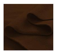 FABRICS KING ONLINE Antipil Polar Fleece Fabric, 58" (147cms) Wide Quality Warm Soft Pile Material, Patchwork Polyester Plush Fleece Cloth for DIY Sewing Sold by The Metre (Chocolate Brown, 1 Metre)