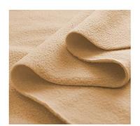 FABRICS KING ONLINE Antipil Polar Fleece Fabric, 58" (147cms) Wide Quality Warm Soft Pile Material, Patchwork Polyester Plush Fleece Cloth for DIY Sewing Handmade Sold by The Metre (Beige, 1 Metre)