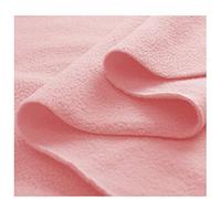 FABRICS KING ONLINE Antipil Polar Fleece Fabric, 58" (147cms) Wide Quality Warm Soft Pile Material, Patchwork Polyester Plush Fleece Cloth for DIY Sewing Sold by The Metre (Baby Pink, 1 Metre)