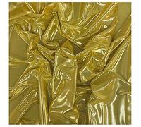 FABRICS KING ONLINE Computer Foil Metallic Fabric for Dressmaking, Fancy Dress, Partywear, Scrunchies, Costumes, Event & Christmas Decoration l 45’’ - 112cms Wide | Sold by The Metre (Gold, 1 Metre)