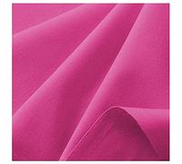 FABRICS KING ONLINE Cotton Canvas Fabric- 260 GSM 100% Cotton Hardwearing Fabric for Embroidery, Crafts, Upholstery, Clothing, Canvas Bags l 57" - 146cm Wide | Sold by The Metre (Pink, 1 Metre)