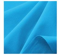 FABRICS KING ONLINE Cotton Canvas Fabric- 260 GSM 100% Cotton Hardwearing Fabric for Embroidery, Crafts, Upholstery, Clothing, Canvas Bags l 57" - 146cm Wide | Sold by The Metre (Turquoise, 1 Metre)