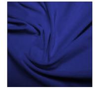 FABRICS KING ONLINE Cotton Velvet Fabric Non Stretch Soft 100% Cotton Material for Dressmaking, Costumes, Furnishing & Upholstery 45”- 112 cm Wide | Sold by The Metre (Royal Blue, 1 Metre)