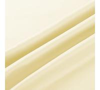 FABRICS KING ONLINE Duchess Satin Fabric Premium Quality Smooth Bridal Fabric Material Matte/Dull Finish for Dressmaking, Bridal Wear & Prom Dresses l 60" - 150cm Wide | Sold by The Metre (Cream)