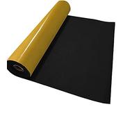 FABRICS KING ONLINE Felt Baize Fabric 100% Acrylic UK Manufactured EN71 Certified Material for Arts Crafts Sewing Decoration 1mm Thickness | 100cm x 45cm Wide | Sold by The Metre (Black, 1 Metre)