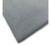 FABRICS KING ONLINE Lifestyle Plain Extra Wide 100% Cotton Poplin Craft Sheeting Fabric Material for Dressmaking Project Sheeting Sewing Quilting | 60" | 150cm Wide | Sold by The Metre (Dark Grey)