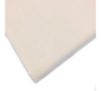 FABRICS KING ONLINE Lifestyle Plain Extra Wide 100% Cotton Poplin Craft Sheeting Fabric Material for Dressmaking Project Sheeting Sewing Quilting | 60" | 150cm Wide | Sold by The Metre (Cream)
