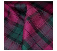 FABRICS KING ONLINE Lindsay Scottish Fashion Tartan Plaid Check Polyviscose Woven Fabric Decoration, Craft & Dress, Kilt, Skirt Material 58" | 145cm Wide | Sold by The Metre…