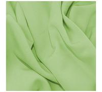 Fabrics King ONLINE Luxury Soft Sienna Crepe Plain Dyed Fabric Dress, Craft, Fashion 60" - 150cm Wide Per Metre (Mint Green, 1 METRE)