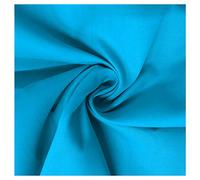 FABRICS KING ONLINE Plain Aqua 100% Cotton Poplin Fabric Material for Dressmaking Craft Project Sheeting Sewing Quilting | 45" - 112 cm Wide | Same Day Dispatch | Sold by The Metre