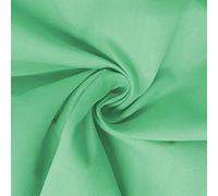 FABRICS KING ONLINE Plain Bright Mint 100% Cotton Poplin Fabric Material for Dressmaking Craft Project Sheeting Sewing Quilting | 45" - 112 cm Wide | Same Day Dispatch | Sold By The Metre