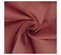 FABRICS KING ONLINE Plain Dusky Pink 100% Cotton Poplin Fabric Material for Dressmaking Craft Project Sheeting Sewing Quilting | 45" - 112 cm Wide | Same Day Dispatch | Sold by The Metre