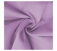 FABRICS KING ONLINE Plain Lilac Polycotton Fabric Material for Dress/Craft Sewing 45" - 112 cm Wide | Same Day Dispatch | Sold by The Metre