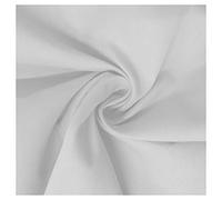 FABRICS KING ONLINE Plain White 100% Cotton Poplin Fabric Material for Dressmaking Craft Project Sheeting Sewing Quilting | 45" - 112 cm Wide | Same Day Dispatch | Sold by The Metre