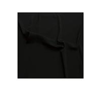 Fabrics King ONLINE Premium Crepe De Chine Fabric Silky Plain Dyed 45" - 112cm Wide Per Metre (Black, 1 METRE)