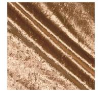 Fabrics King ONLINE Premium Quality Crushed Velvet 1 Way Stretch Fabric, Dress Craft Wedding Cushion Curtain Material - 60”- 150cm Wide Per Metre (GOLD, 1 METRE)