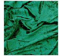 Fabrics King ONLINE Premium Quality Crushed Velvet 1 Way Stretch Fabric, Dress Craft Wedding Cushion Curtain Material - 60”- 150cm Wide Per Metre (JADE, 1 METRE)