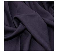 FABRICS KING ONLINE Rayon Twill Marina Non Stretch Plain Dress Fabric for Dressmaking, Fashion Garments, Aprons and Uniforms l 60" - 150cm Wide | Sold by The Metre (Aubergine, 1 Metre)