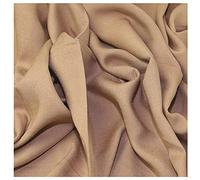 FABRICS KING ONLINE Rayon Twill Marina Non Stretch Plain Dress Fabric for Dressmaking, Fashion Garments, Aprons and Uniforms l 60" - 150cm Wide | Sold by The Metre (Honey, 1 Metre)