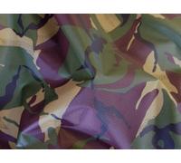 Fabrics Online UK Nylon Ripstop Fabric, Green/Camouflage Pattern