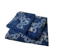 FabricWala Indigo- 462 Dabu Printed Jaipur Fabric for Flower Petals, Sewing, Crafting and Making 100% Cotton 2.5 Yards
