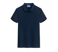 Fabrik Big Size Polo Shirt for Men in Navy, 5XL