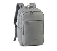 Fabrizio Bestway Cabin Pro Ultimate Small Backpack - Laptop Compartment, Organiser, Drink Holder, Padded Shoulder Straps & Back, Business & Travel Backpack with Double Zip, lightgrey, Taille 40