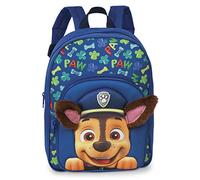 Fabrizio Patrol Backpack - Nursery Backpack for Boys from 3-6 Years with Chase and Protruding Plush Ears, Bag for Nursery and Nursery - 31 cm x 24 cm x 13 cm - 8L Blue, One Size, blue, standard size,
