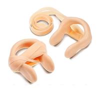 FABSELLER Swimming Nose Clip Waterproof Nose Protector with Elastic String Soft Silicone Nose Plugs for Kids and Adults, 2pcs
