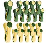 Fabsome Clothes Pegs for Washing Line, Pack of 20 Strong Grip Non Slip Washing Pegs, Soft Grip Long Lasting Plastic Laundry Pegs with Rubber Pad (Bright Colour, 20 Pcs)