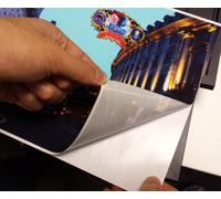 FabSticker Inkjet Fabric Sticker Sheets, Removable & Repositionable Adhesive, Versatile for School, Office & Home Use (A4x10 Sheets)