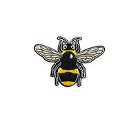 FabStix 1 x Iron-on Patch Punk Bumble Bee Animal