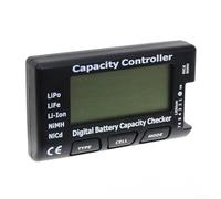 FABULETTA 1-7S Digital Battery Capacity Meter With Balance Function 0.001 Accuracy Voltage Display for Lipo LiFe Li-Ion NiMH NiCd Packs RC Hobby Battery Testing 11x10x1.9cm Plastic Easy Read