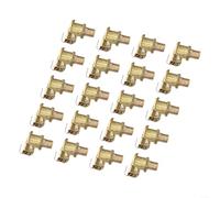 FABULETTA 20pcs M6x1mm Brass Grease Cup Oiler Spring Flip Cap Metric Male Thread Fits Hit Miss Engines Tough Brass Galvanized Alloy for Engine Maintenance Workshop Bulk Replacement