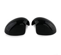 FABULETTA 2Pcs Glossy Black ABS Rearview Mirror Housing Wear Resistant Replacement OE 51162754913 51162754913 Fit for Mini Cooper R55 R56 R57 R58 R60 R61 2007 to 2014