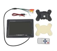 FABULETTA 7 Inch TFT LCD Car Monitor for Parking Rearview System, 800x600 Resolution, AV1/AV2 Input, Compatible with Backup Camera, DVD, VCR, Black