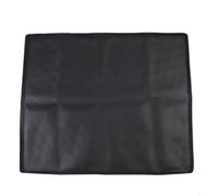 FABULETTA Bedside Commode Floor Protector Mat for Raised Toilet Seats With Leak Proof And Non Slip Features for Under Raised Toilet Seat Adults Potty Chair(60 * 50CM Black)