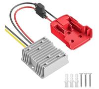 FABULETTA DC 18V to 12V Voltage Regulator 240W 20A Battery Dock Adapter Compatible with 18V Tools for Ride On Toys Golf Carts Speakers Robotics(B)