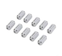 FABULETTA Ferrite Core Cable Clips 10 Pack Clip-on Ferrite Ring Core Noise Suppressor High-frequency Filter Clamp Bead Anti-interference for Reduces Electromagnetic Interference(5mm)