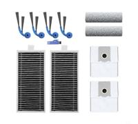 FABULETTA For Deebot T80 Accessory Kit, 11PCS Or 20PCS Robot Vacuum Parts For Ecovacs Robot Parts For Ecovacs All With Main Brush HEPA Filters Mop Cloth And Dust Bags(11PCS)