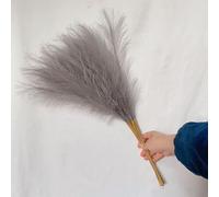 FABULETTA Foxtail Grass Artificial Pampas Grass Made From Synthetic Fibers, Designed To Add A Colorful And Textured Look To Indoor And Event Decorations(Gray)