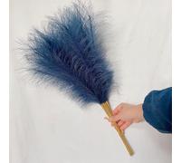 FABULETTA Foxtail Grass Artificial Pampas Grass Made From Synthetic Fibers, Designed To Add A Colorful And Textured Look To Indoor And Event Decorations(blue)