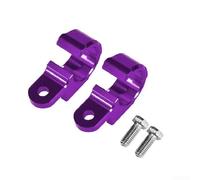 FABULETTA Front Brake Hose Bracket Clamp For H0nda CRF250L/M 2012-2015, Aluminum Alloy Brake Cable Clamp For Stable Brake Oil Pipe Installation(Purple)