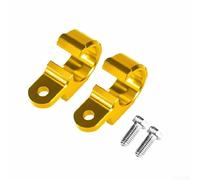 FABULETTA Front Brake Hose Bracket Clamp For H0nda CRF250L/M 2012-2015, Aluminum Alloy Brake Cable Clamp For Stable Brake Oil Pipe Installation(Gold)