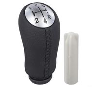 FABULETTA Gear Knob 5 Speed PU Leather Shift Head for Renault Clio Megane for LAGUNA Ergonomic Grip Easy Install Auto Part(black line)