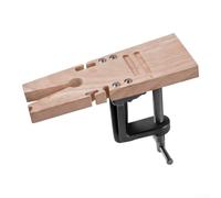 FABULETTA No-Drill Wooden Work Holder for Workbench | Adjustable Clamp with Three Shape Options for Jewelry Crafting and Woodworking, Stable Anti-Vibration Desk Fixture