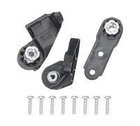 FABULETTA OEM A2038203214 Gray ABS Front Right Headlight Repair Bracket Kit Wear Resistant Non Deform Quick Install Direct Replacement Fit for Mercedes for benz C Class W203